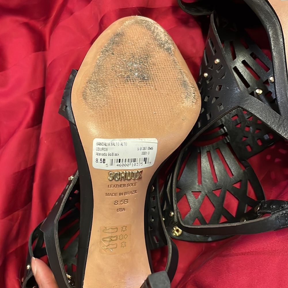 SCHUTZ Brasiliana Convertible Laser-Cut Sandal. NIB - Picture 7 of 16